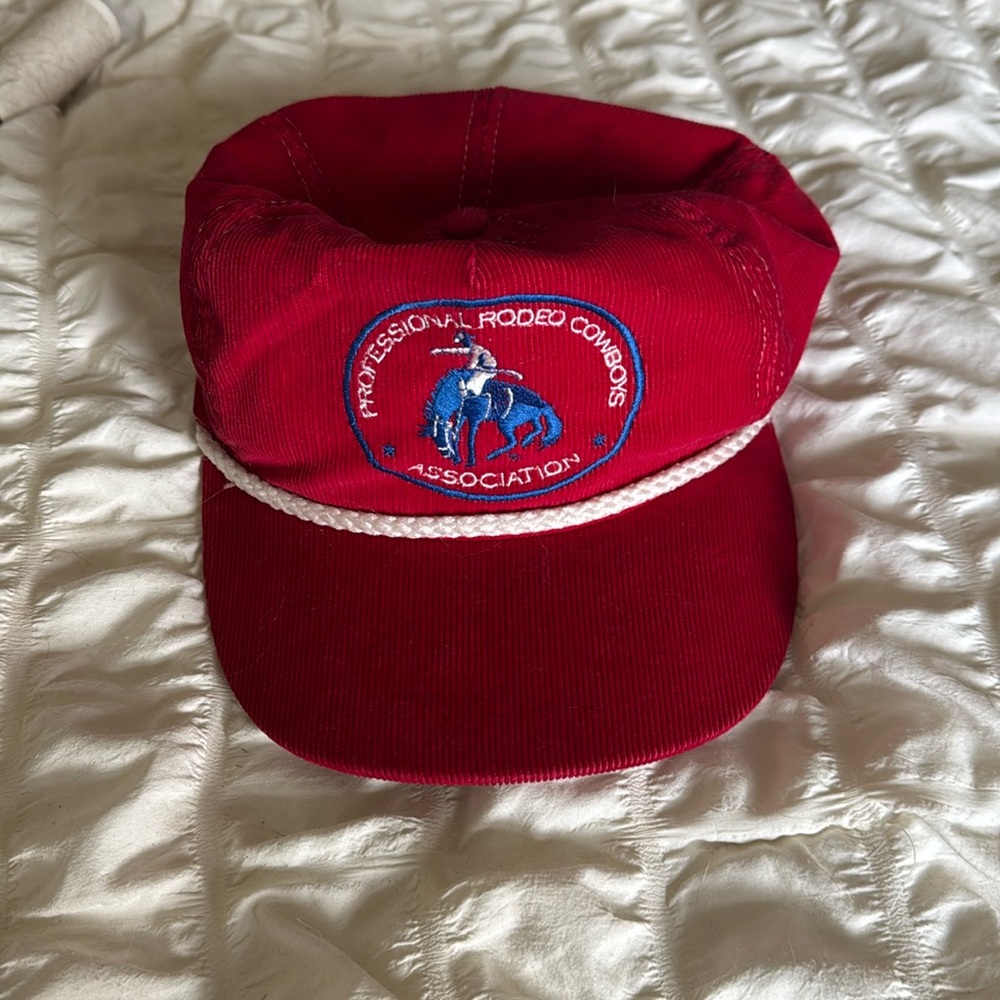 Vintage corduroy PRCA ballcap
